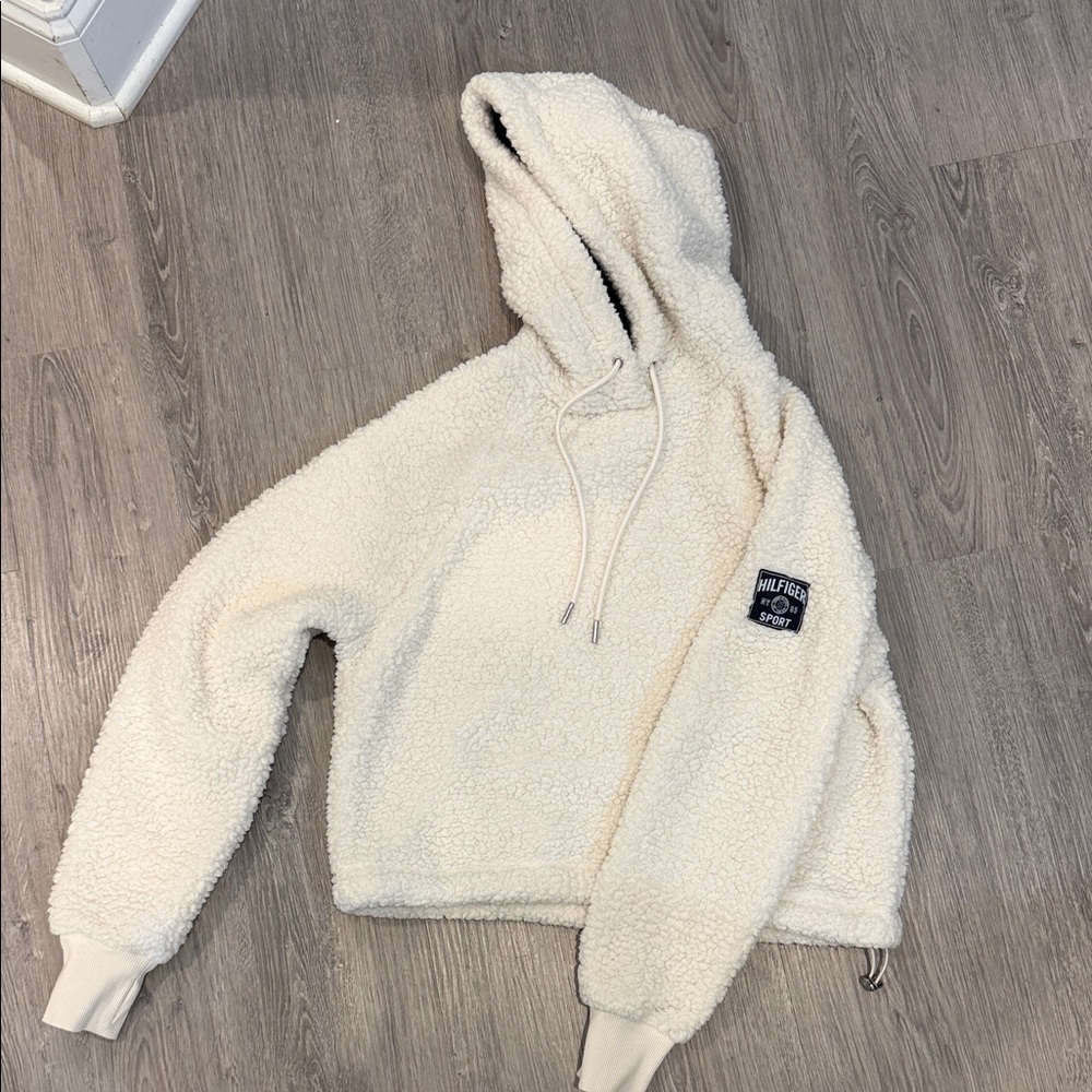 Tommy Hilfiger Cream Teddy Jacket